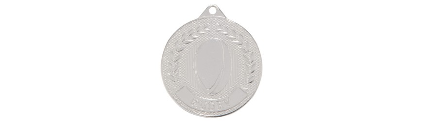 DISCOVERY RUGBY MEDAL 50MM - GOLD, SILVER & BRONZE